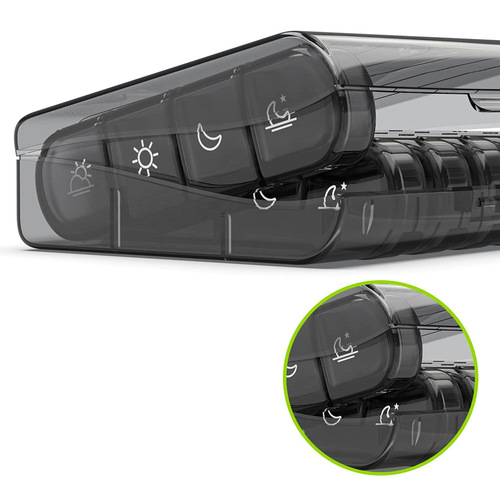 Amazon's new best-selling model, portable 28-compartment plastic pill box, portable mini sealed seven-day travel pill box