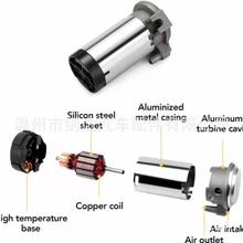 超响电动高气压气喇叭红黑白色12v24v喇叭电机