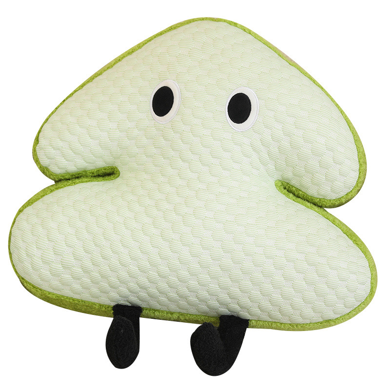 Lindas y creativas guisantes de hielo, almohadas de árbol suaves y lindas, muñecos de felpa, cama de cabeza de pino de color sólido, informe del cumpleaños de los niños