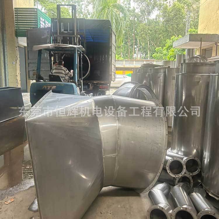 不锈钢双层风管 双层保温风管 双层保温烟管烟囱恒辉机电风管厂