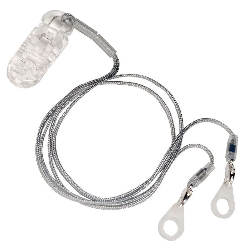 Audífono cuerda anti-Perdida hilo de nylon oreja de edad avanzada máquina de espalda cordón anti-caída artefacto binaural clip fijo anillo de silicona protección