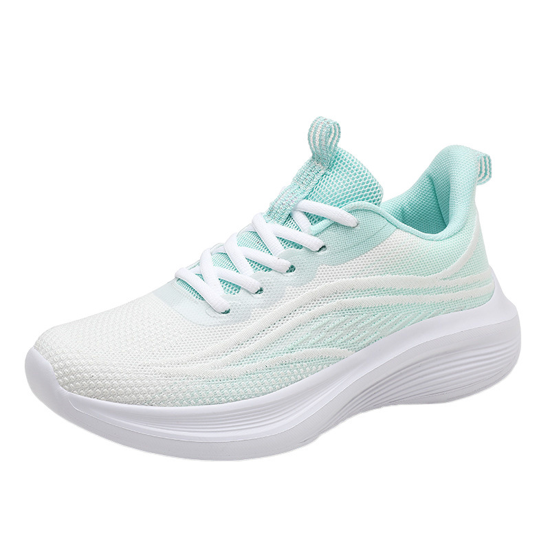 Calzado para correr para niñas Calzado deportivo de entrenamiento militar para estudiantes de secundaria para mujeres Calzado para correr de suela blanda con amortiguación ligera para estudiantes de secundaria para mujeres