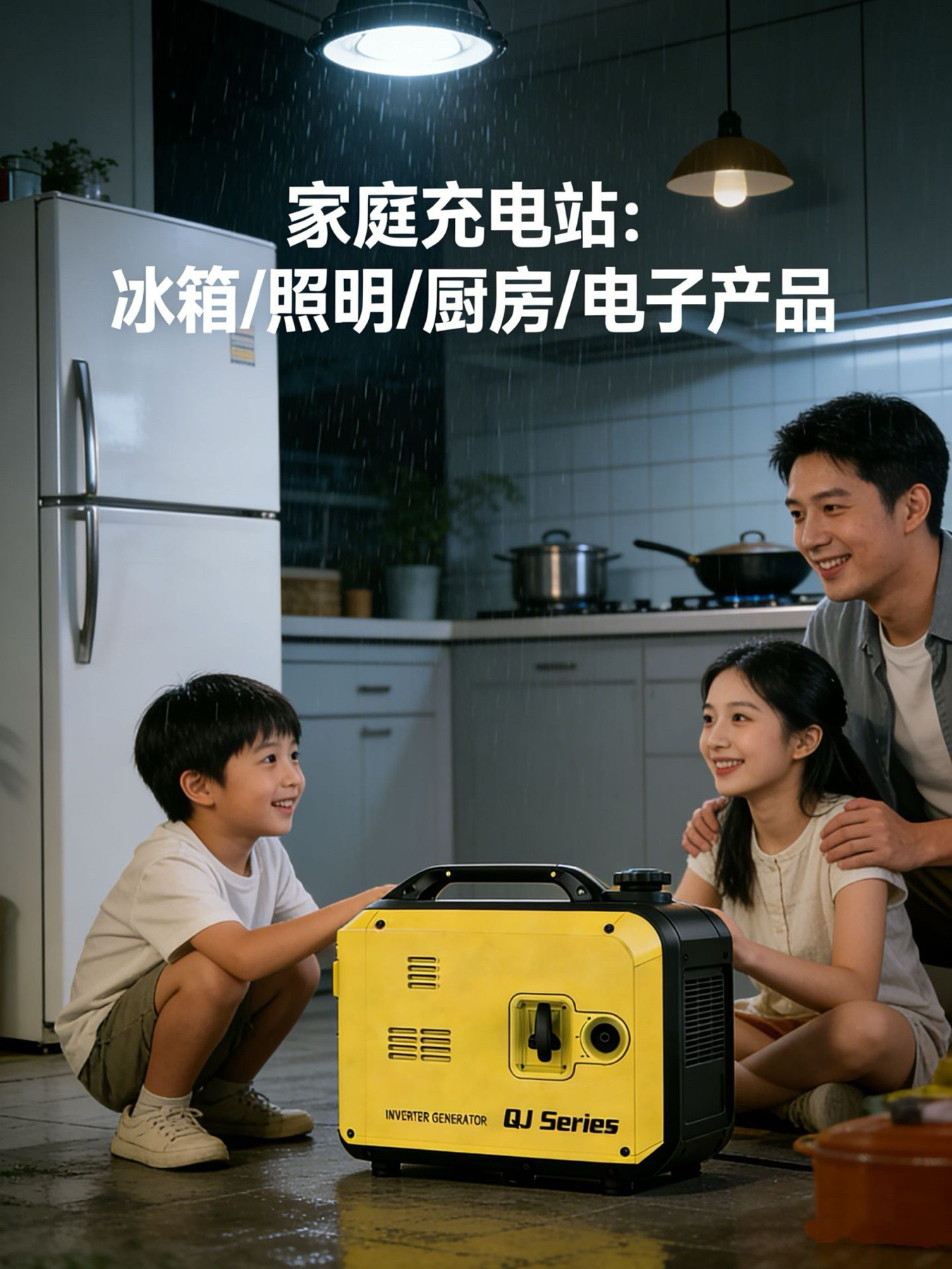 New Energy Vehicle 3.5Kw Factory Direct 220V Portable Generator for New Energy Vehicles/Camping/Household Use/Construction