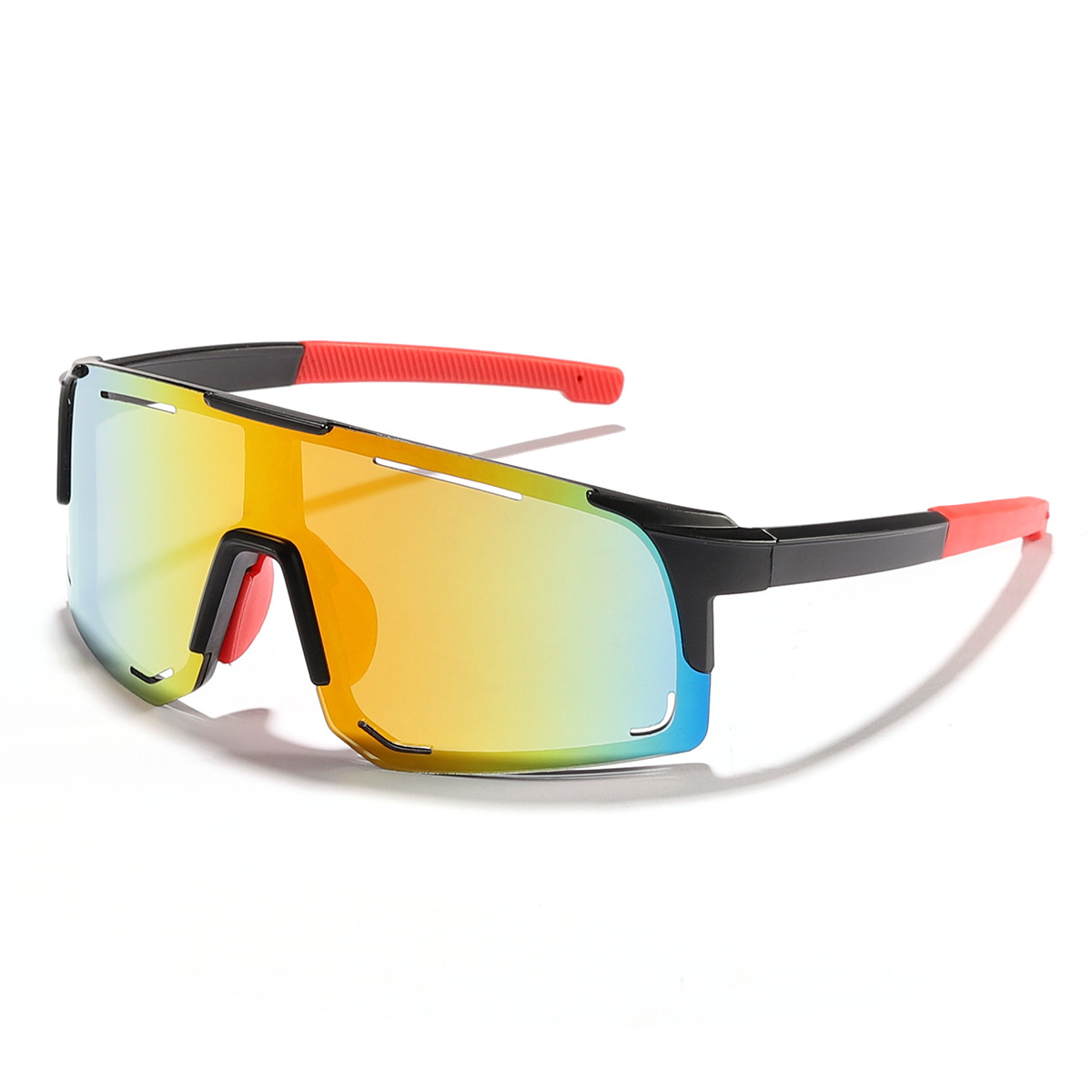 2024 Cross-border spot para niños nuevas gafas de sol a prueba de viento para ciclismo al aire libre con montura grande de una pieza, gafas de sol para niños y niñas