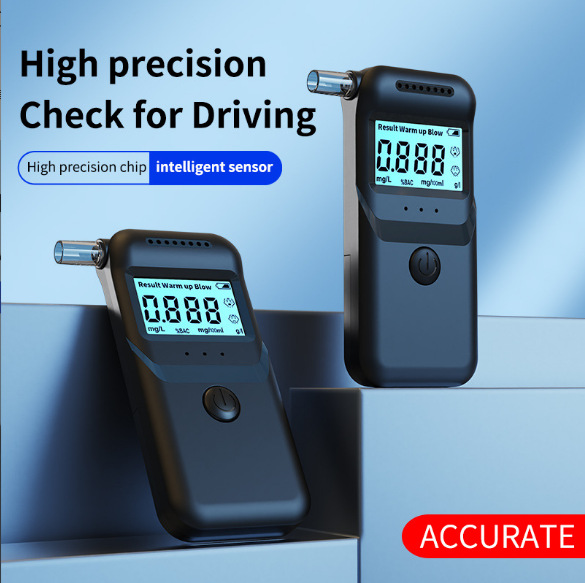 厂家直销酒精测试检测仪吹气式测酒器查酒驾专个人用便携款