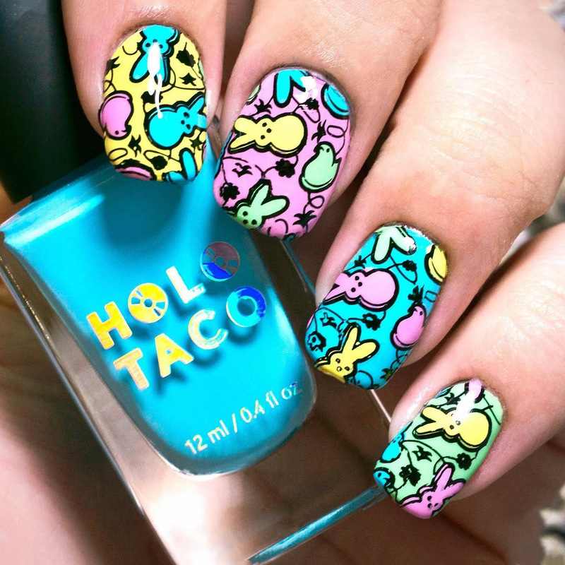 Cross-Border European and American Spring/Summer Easter Press-On Fake Nails, Cute Rabbit Colorful Short Square Wearable Nail Tips Cross-Border European and American Spring/Summer Easter Press-On Fake Nails, Cute Rabbit Colorful Short Square Wearable Nail Tips