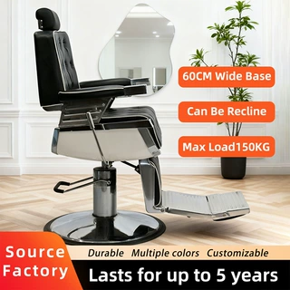 Ten-year-old factory-made hair styling chairs for barbershop