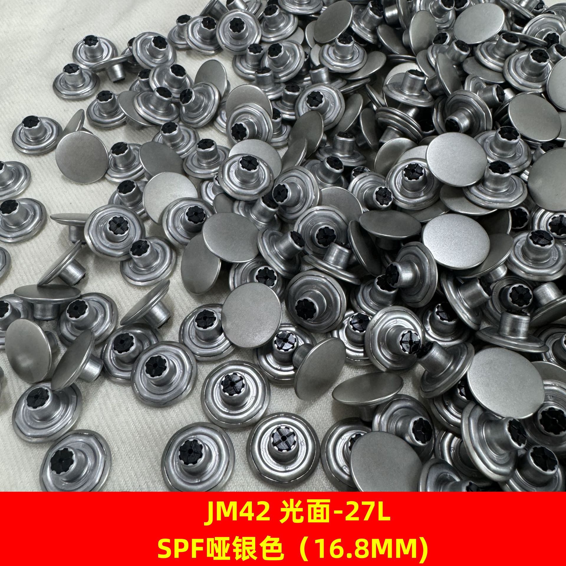 Japón YKK JM42 brillante I-clip SPF plateado mate YKK vaquero I-clip YKK agitación 27L