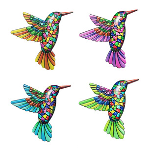 New Amazon Iron Hummingbird Home Wall Hanging Hardware Crafts Pendant Metal Decorations Garden Decoration