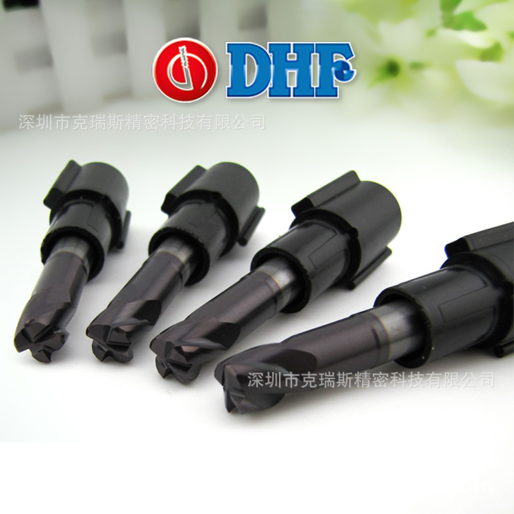 台湾DHF铣刀,UEYR0810,8.0*1R,HRC70德信发高速高硬沟铣切削刀具