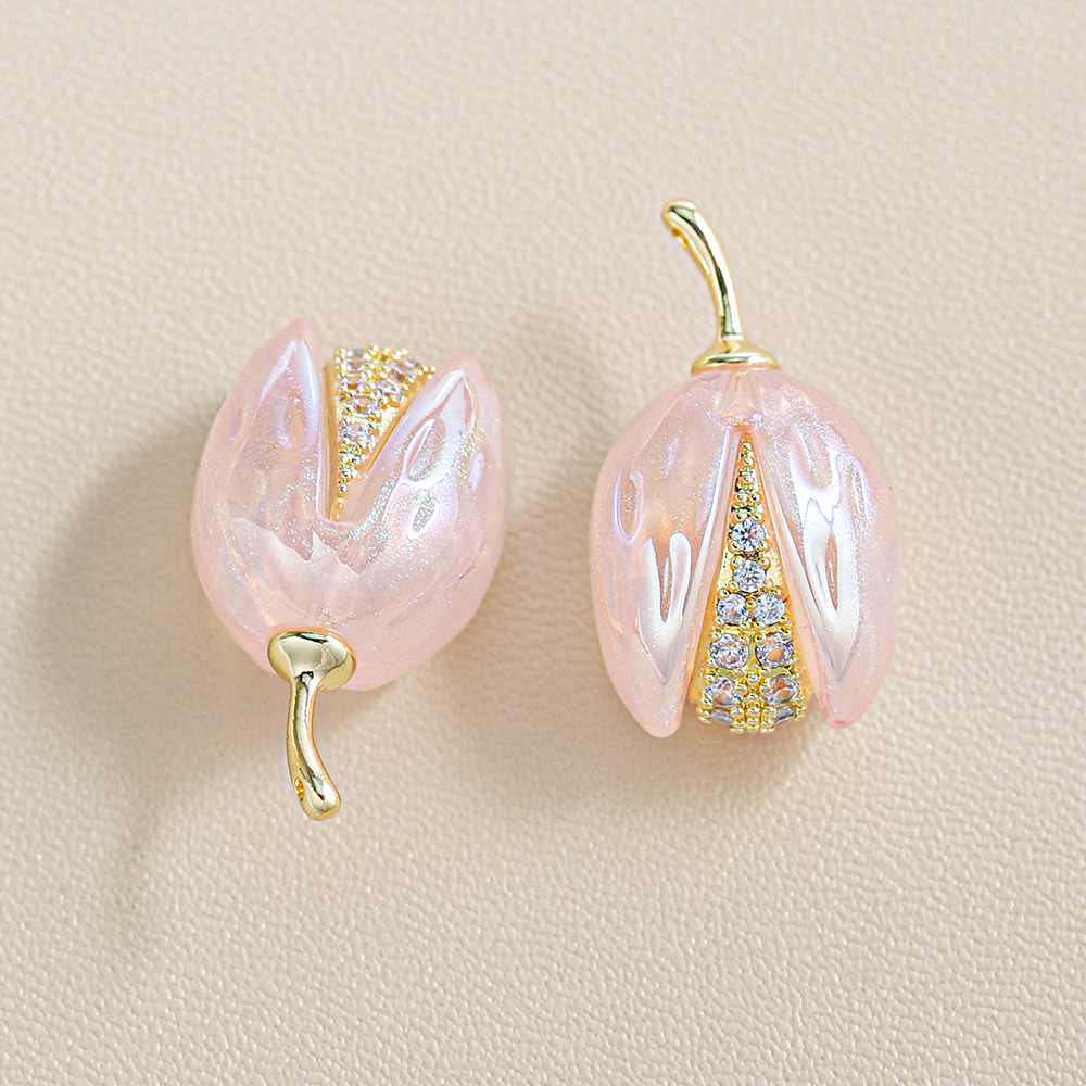 Heidi familia aleación de zircon pistacho colgante colgante perlas a granel llavero accesorios joyería