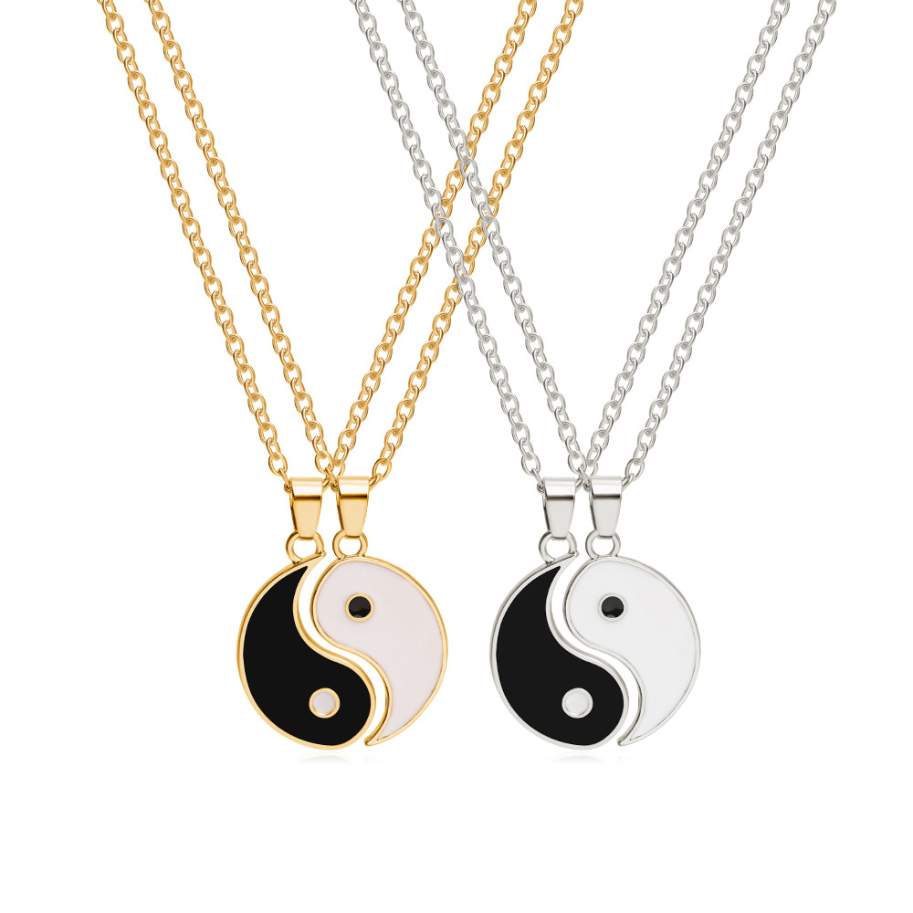 Daily Occasion Alloy Material Letter Pattern 1 Piece Simple Style Letter Alloy Plating Unisex Pendant Necklace