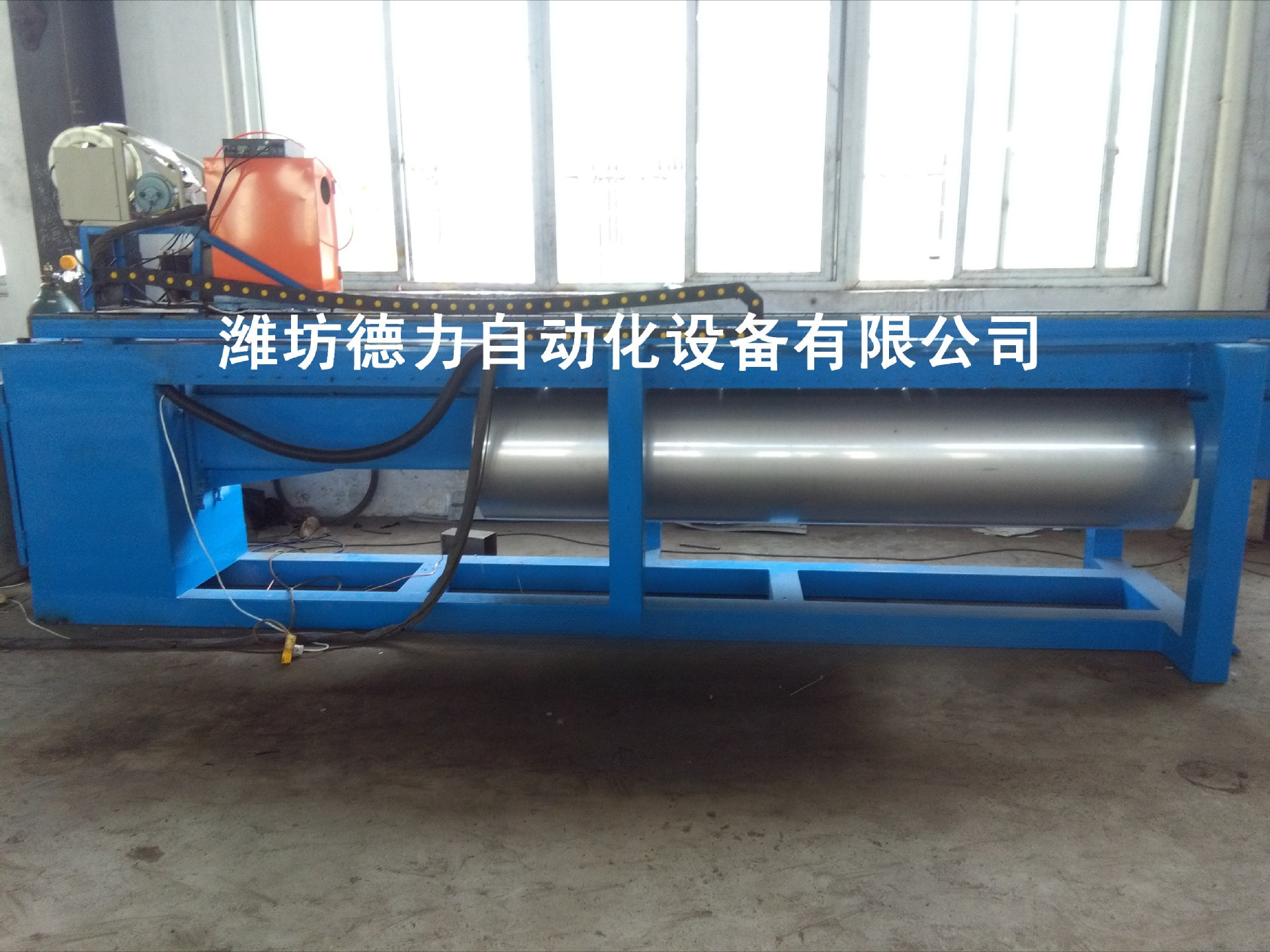 全自动环缝焊设备铁塔路灯杆交通杆架自动焊直缝纵缝焊潍坊德力