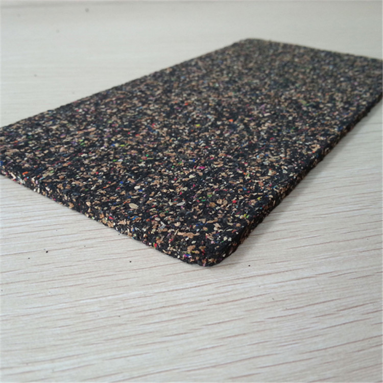 聚氨酯橡胶隔音垫 浮筑楼板减震垫 减震砖 健身房减震垫厂家定制