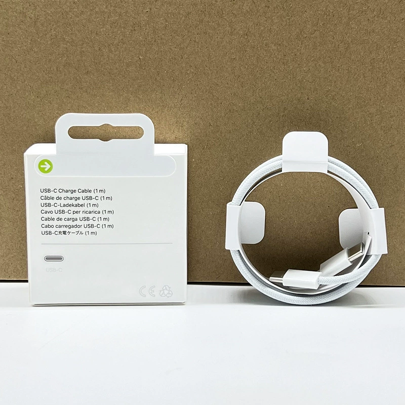 Apple, iPhone 15, woven charging cable, 60W