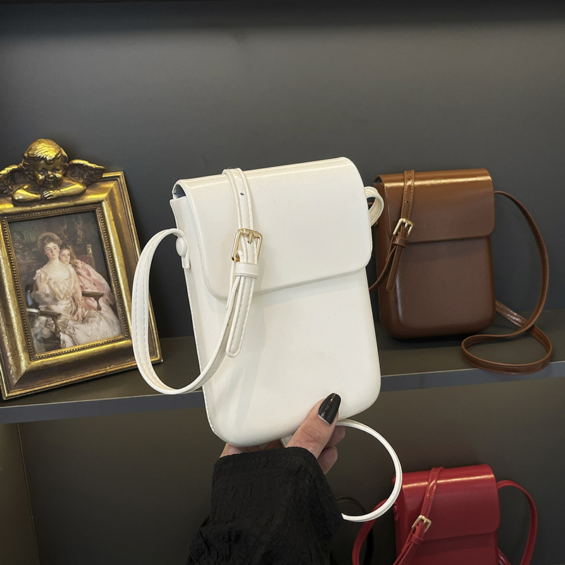 2026 Summer New Fashion Small Square Bag Korean Style Mobile Phone Bag Commuter Crossbody Bag Small Bag High-Value Bag for Women