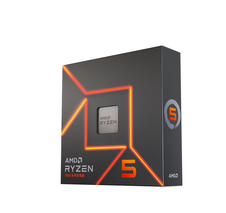 Suitable for Amd Ryzen 5 7600X Processor (R5) 6 Cores 12 Threads 105W Am5 Boxed Cpu