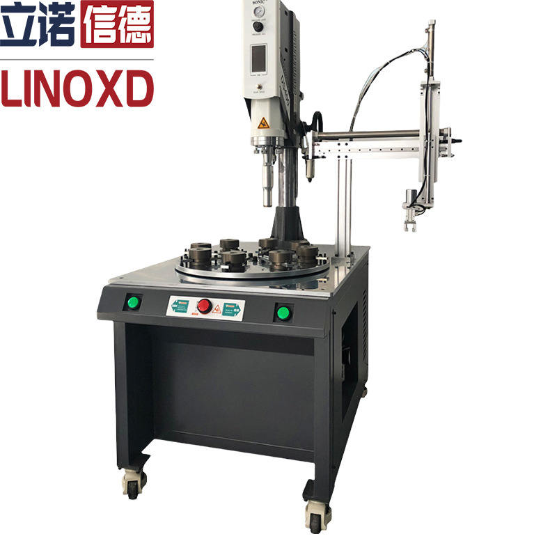 Plastic rotary melting machine tubular round product friction welding fusion welding filter element thermos cup automobile pipe welding machine