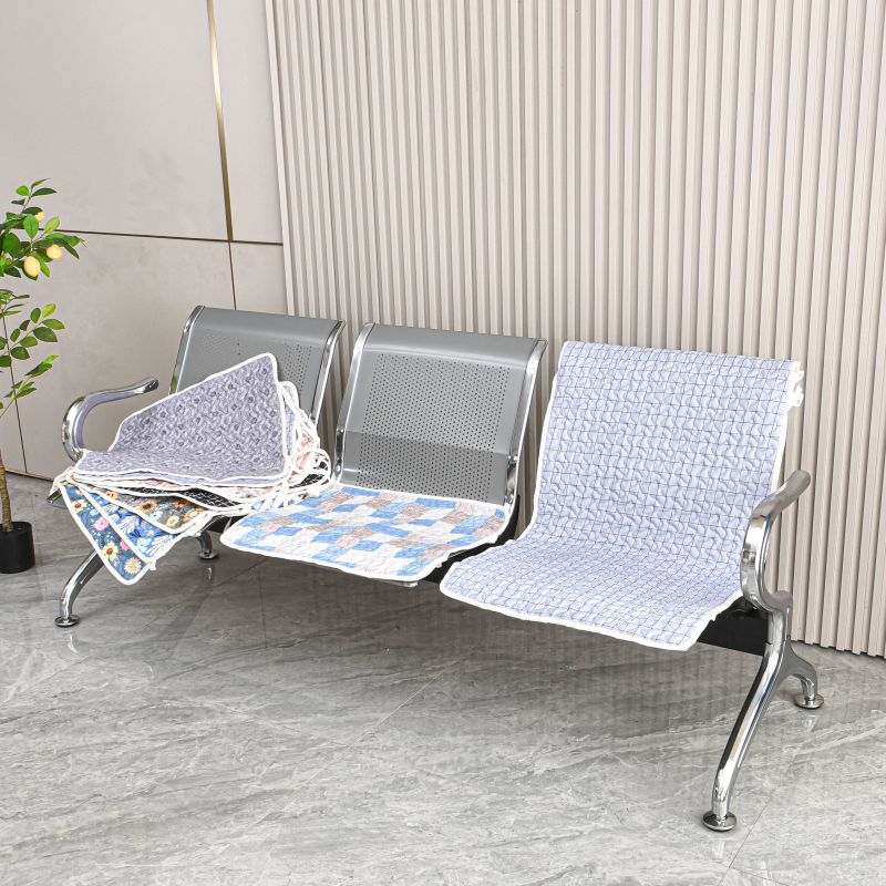 公共连排椅坐垫套银行铁椅座套医院诊所输液椅套飞机场等候椅子垫