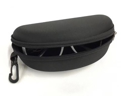 2022黑色拉鏈盒太陽眼鏡包裝盒 護目鏡盒 游泳鏡盒 收l納盒