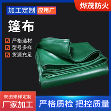 加厚阻燃篷布三防布PVC涂塑布遮阳防晒防雨抗老化抗撕裂苫布油布
