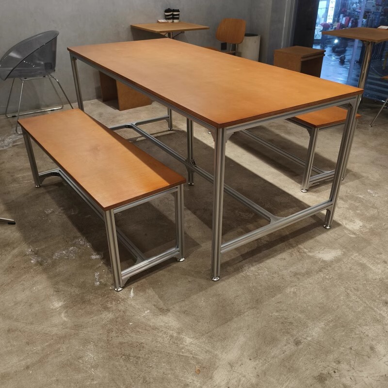 Birch Desk Simple Negotiation Aluminum Conference Table Desk Desk Taipan Table Workbench Creative Ocean Board
