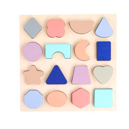 Children's wooden early education number and letter cognitive matching building blocks wooden educational toy puzzle for children 3-6 years old