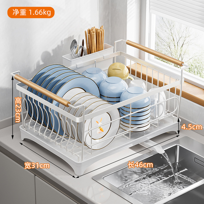 不锈钢碗架沥水架水槽厨房置物架多功能台面碗碟沥水篮碗筷收纳架|undefined