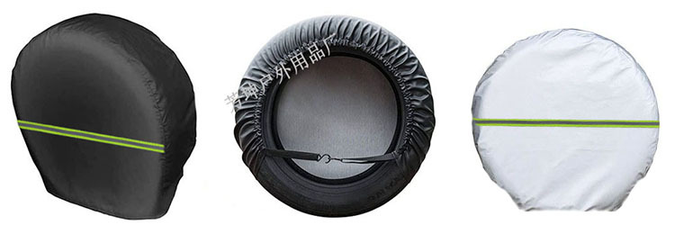 Cross-Border Waterproof Car Tire Covers, All-Season Rain and Snow Protection, Anti-Aging and Sun Protection for Rvs, 4-Piece Set of Tire Covers