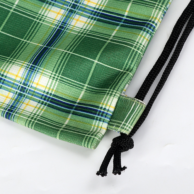 Bolsa de cordón de lona de algodón grueso al por mayor de fábrica que hace la mochila con cordón mochila bolsa de mochila con cordón de estudiante puede ser logotipo personalizado