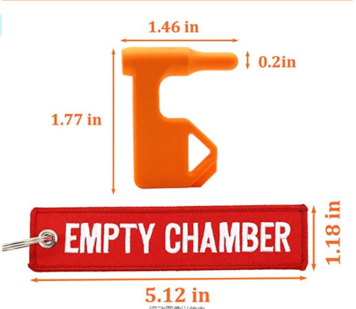 Amazon Supply AR15 Safety Flag Chamber Safety Flag 9MM Universal