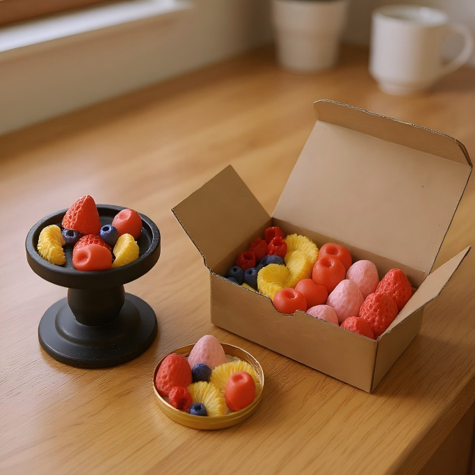 Tablete de ceară de soia parfumate cutie cadou pentru casă_voghion.com