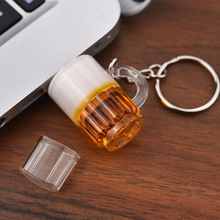 厂家批发创意礼品促销优盘16g32g时尚个性啤酒杯U盘2.0送朋友客户