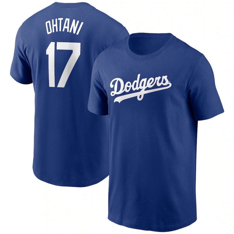 Cross-border popular printed MLB baseball Dodgers Shohei Ohtani T-shirt, foreign trade American casual sports quick-dry T-shirt for men Cross-border popular printed MLB baseball Dodgers Shohei Ohtani T-shirt, foreign trade American casual sports quick-dry T-shirt for men