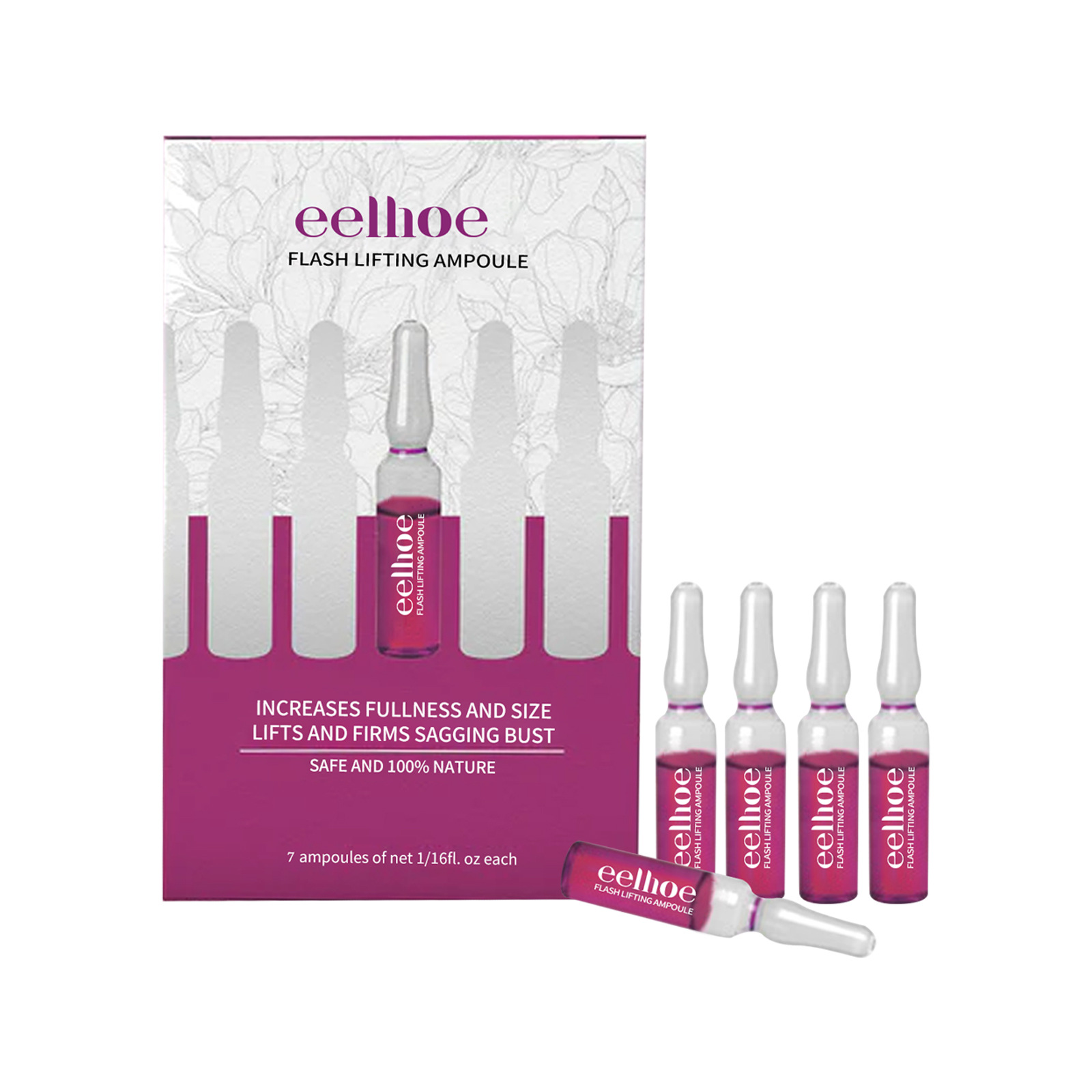 Massaggio rapido al torace per rassodare, rassodare, sollevare la pelle e abbellire la fiala di olio essenziale per la cura del seno_voghion.com