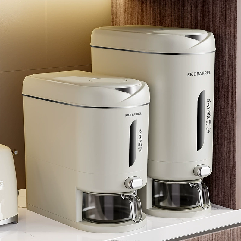 Бочки с рисовым швом для домашнего хранения от насекомых и влагостойких уплотнений узкие, длинные и высокие коробки с рисовым цилиндром для риса