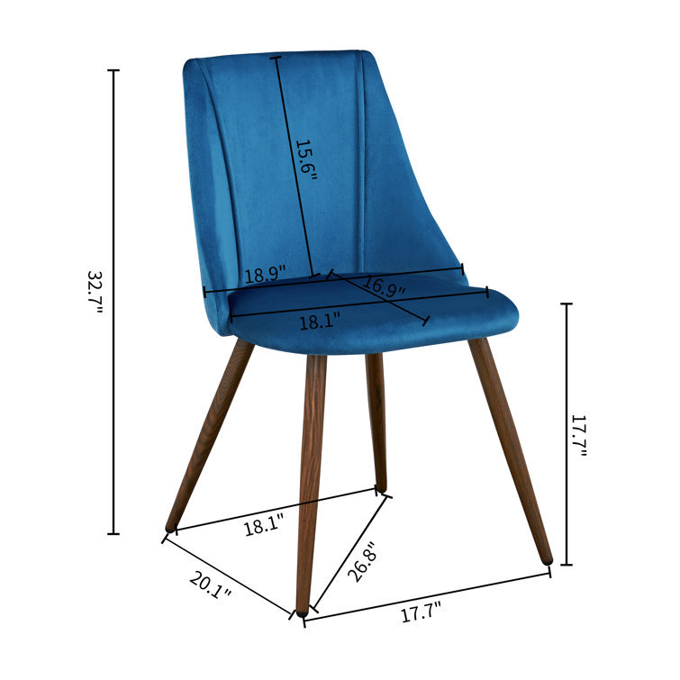 Silla de comedor de terciopelo exportada silla de comedor de Amazon lujo ligero silla de comedor de madera de alto nivel