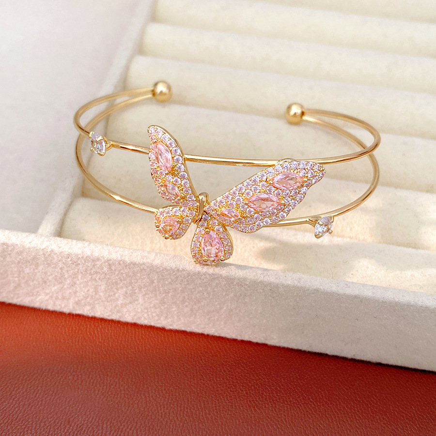 Collar de mariposa de piedra púrpura ligero de lujo nicho cadena de clavícula de alta calidad temperamento de moda conjunto de joyería versátil