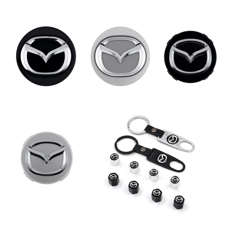 Suitable for Mazda Wheel Hub Cap 57mm Mazda 6 Wheel Hub Center Plastic Cap 57mm Mazda 3 Tire Center Mark