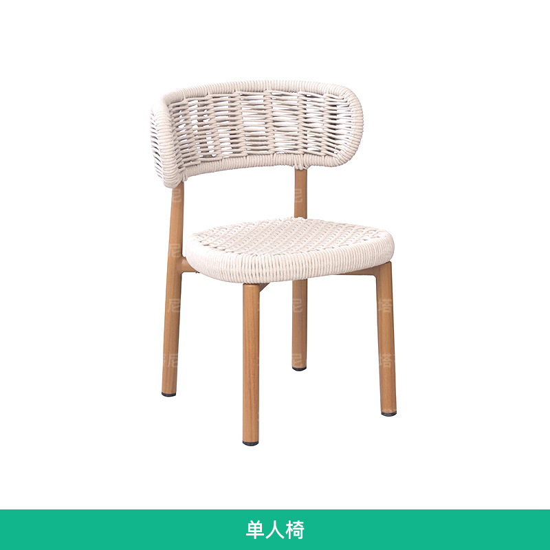 Mesa y silla al aire libre Villa patio al aire libre Jardín a prueba de lluvia silla de vidna terraza al aire libre silla de bar balcón mesa y silla de ocio combinación