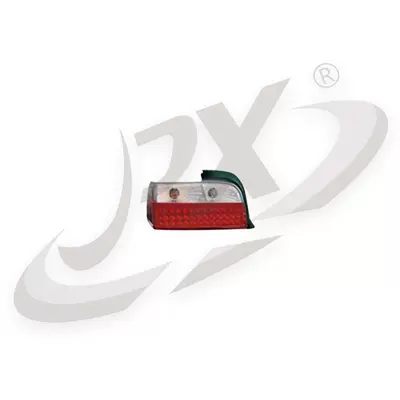 assembly LED brake light 318 anti-rear-end | Tail light - red-and-white-led-tail-light-drivers-side-left-two-door-bmw-3-series-e36