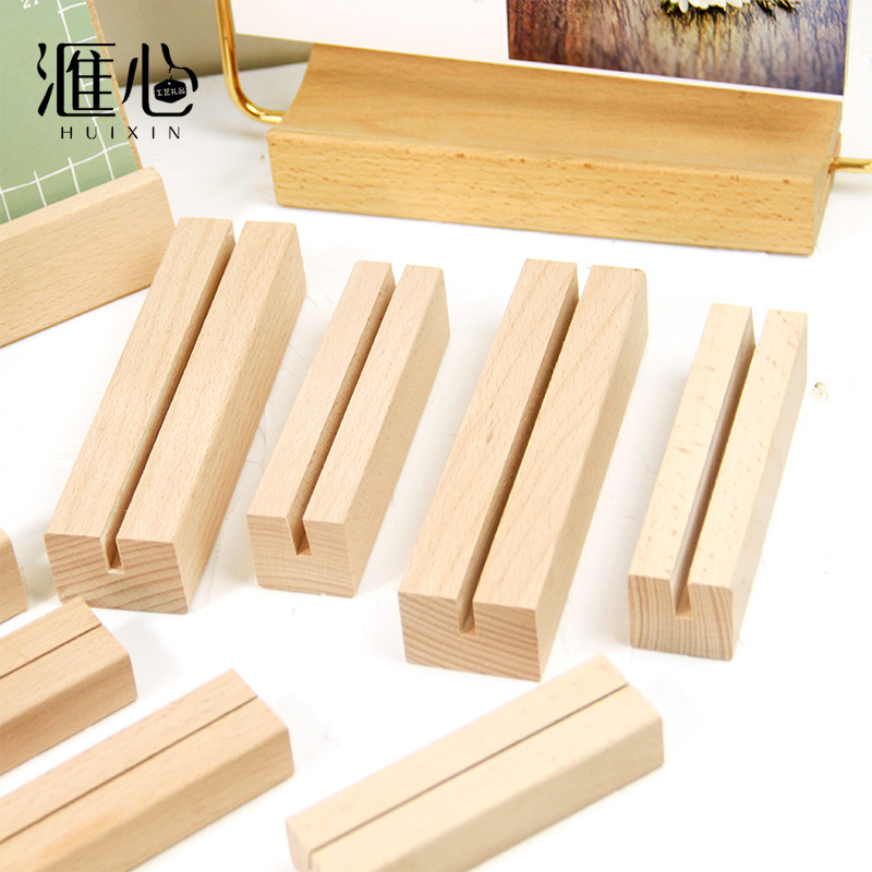 In-Stock Beech Wood Base Calendar Wooden Base Solid Wood Calendar Base Card Wooden Base Business Card Wooden Base Wood Art