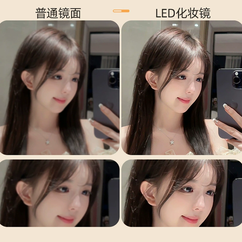 LED table handheld smart fill light with light for students, mirror
