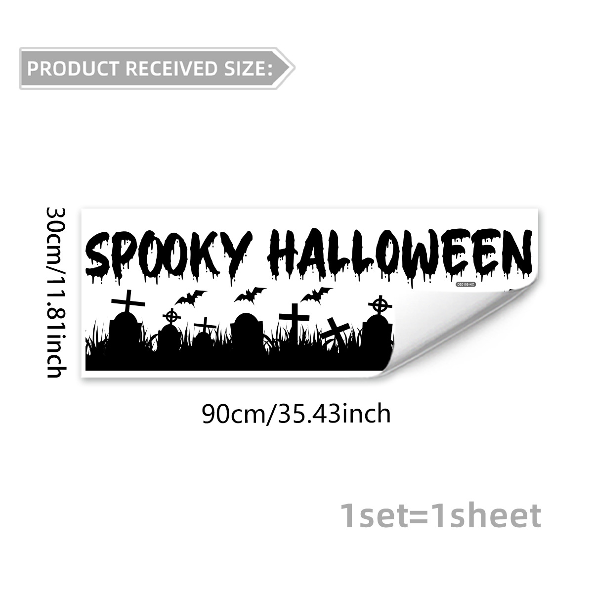 Naklejka ścienna halloween dekoracja okienna do domu_voghion.com