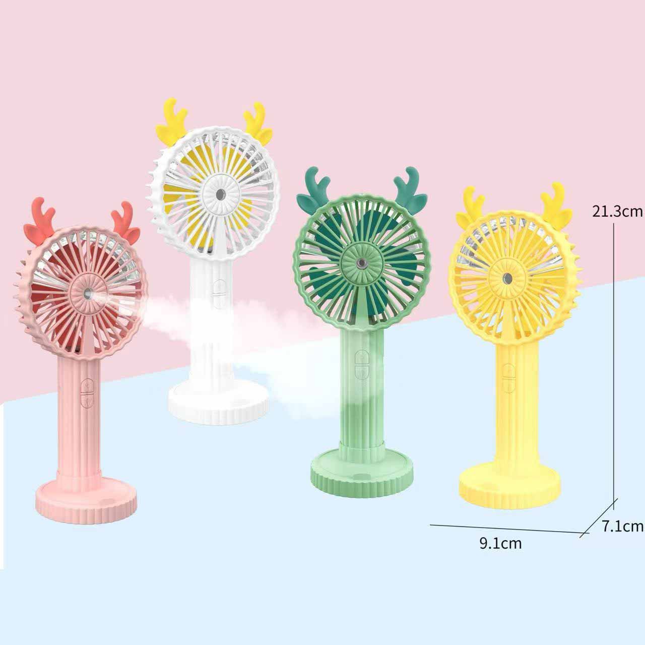 Handheld air fan for students