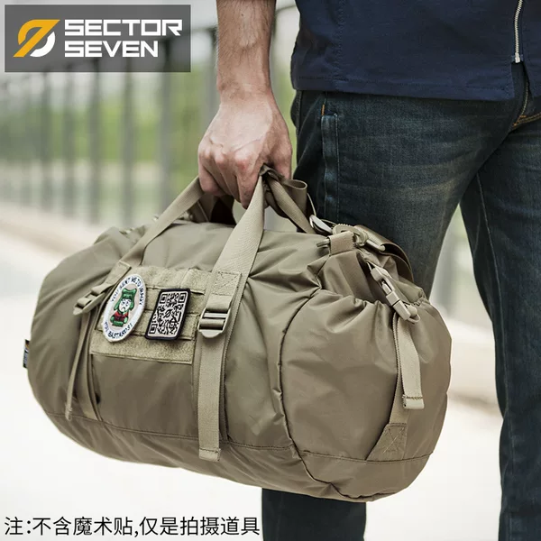 Zone 7 Puffer Tactical Bucket Bag Fitness Sports Basketball Bag Short-Distance Travel Business Casual Crossbody Handbag