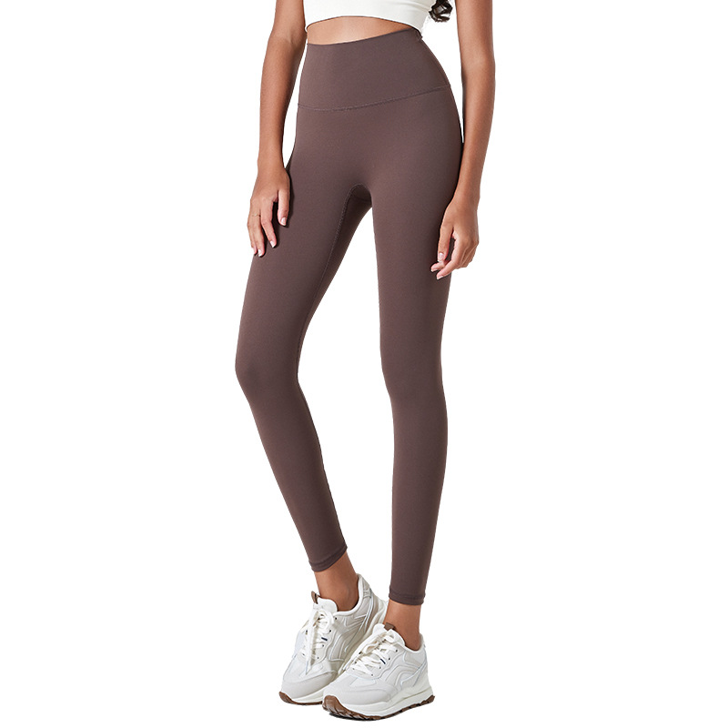 Lulu yoga pantalones cortos ajustados de las mujeres corriendo cintura alta nude fitness ciclismo pantalones delgados de secado rápido levantamiento de la cadera pantalones deportivos