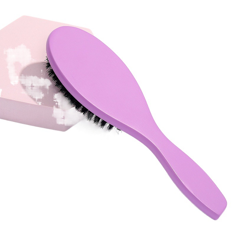 Hombres esmerilado Cerda airbag peine del pelo peine violeta logo patrón Cerda peine cojín de aire airbag peine