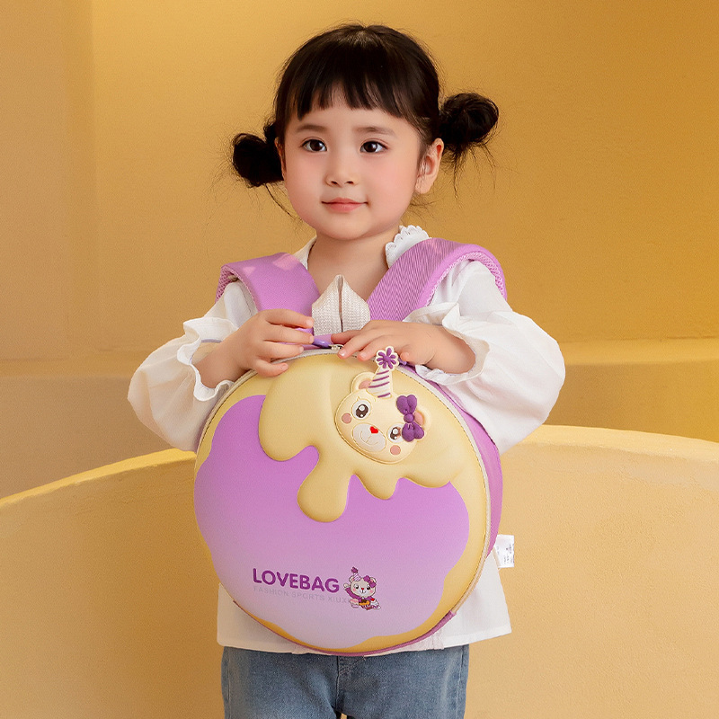 Mochila de cáscara dura para niños, jardín de infantes, mochila de cáscara de huevo de dibujos animados, mochila de regalo para niños y niñas
