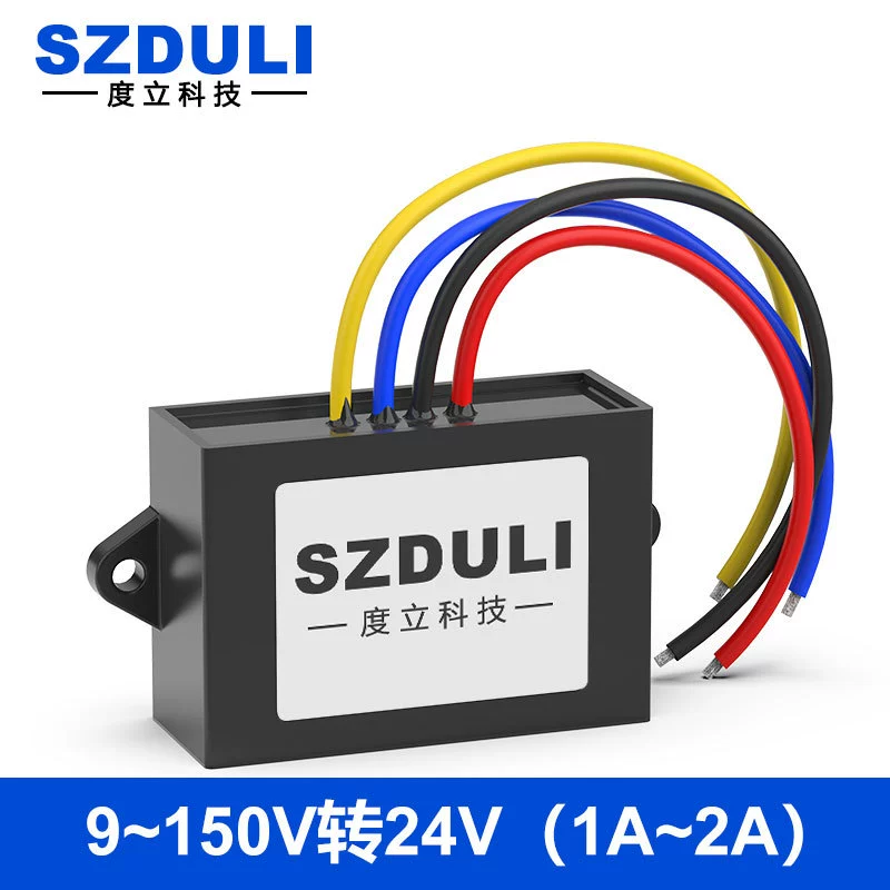 DC Изоляция 48V36V к 24V Автомобильный преобразователь постоянного тока регулятор питания 30-60V к 24V понижающий модуль